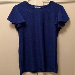 Blue Dress Blouse Size S